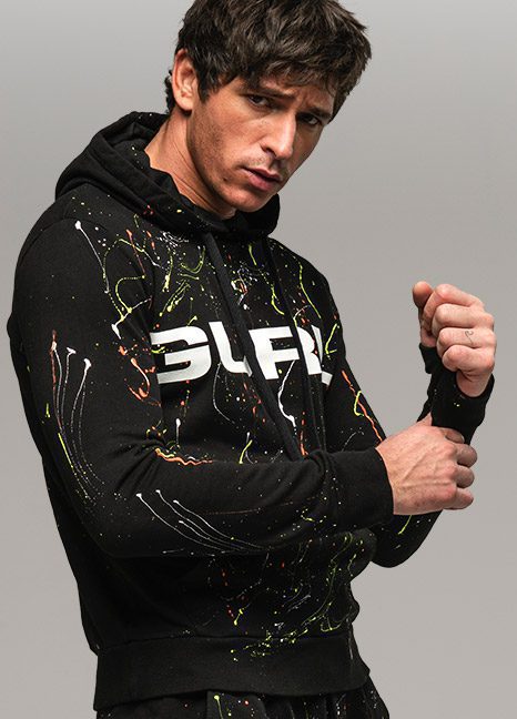 Load image 1 in gallery view. Felpa Uomo GURU Paint Splatter 1214