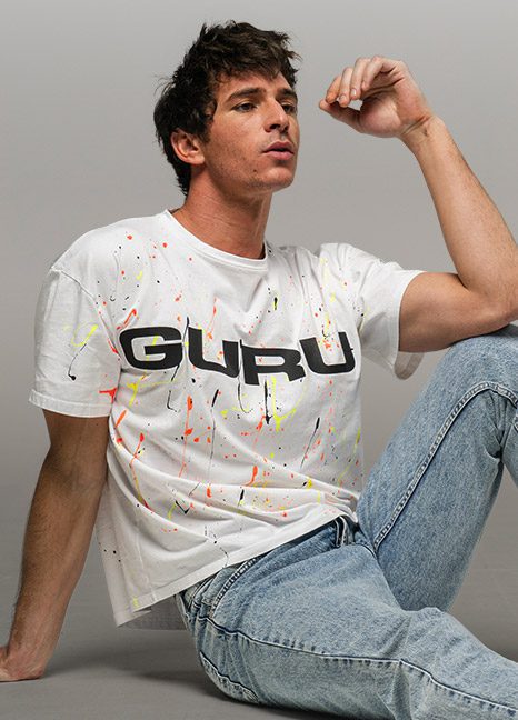 Charger l'image 1 dans la galerie. T-shirt Homme GURU Paint Splatter 1216