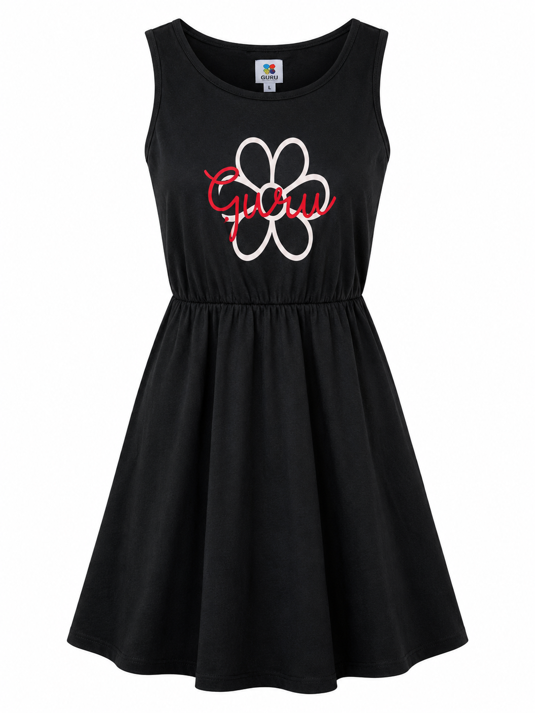 Abito Donna Guru in Jersey con Grafica Iconica GD3505