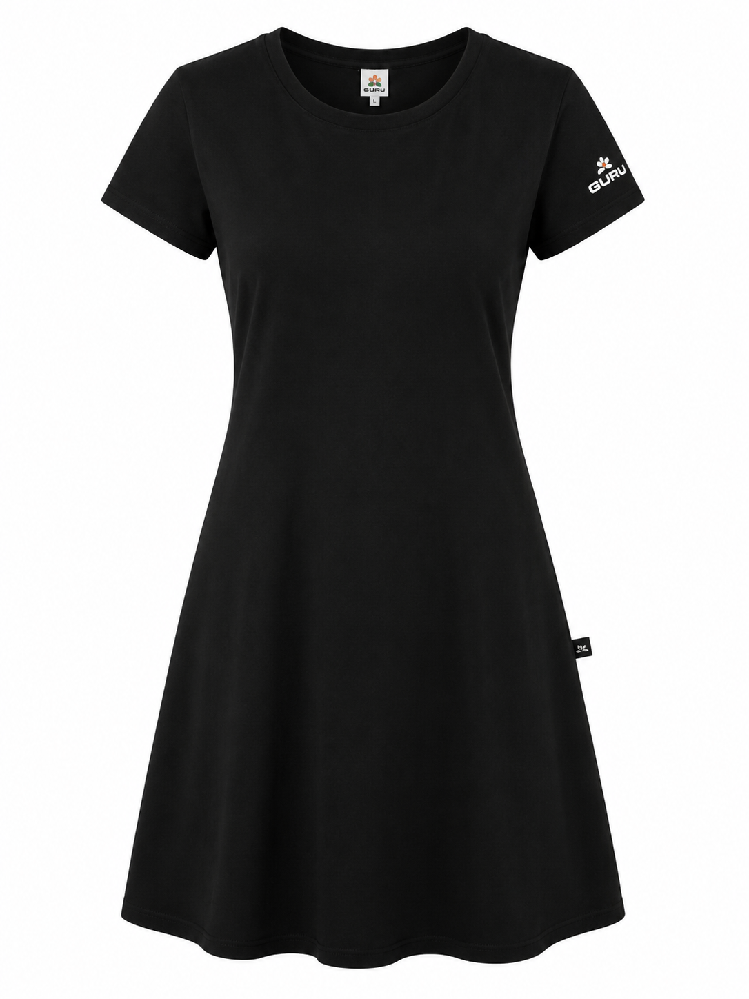 Vestito Donna Guru in Jersey con Logo sulla Manica GD6302