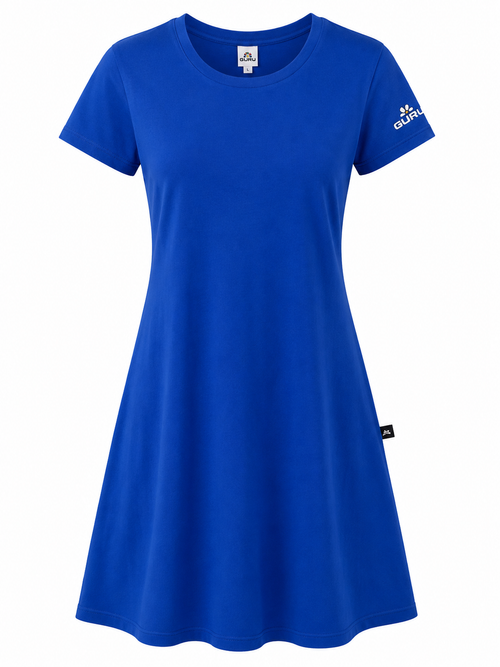 Charger l'image 1 dans la galerie. Vestito Donna Guru in Jersey con Logo sulla Manica GD6302