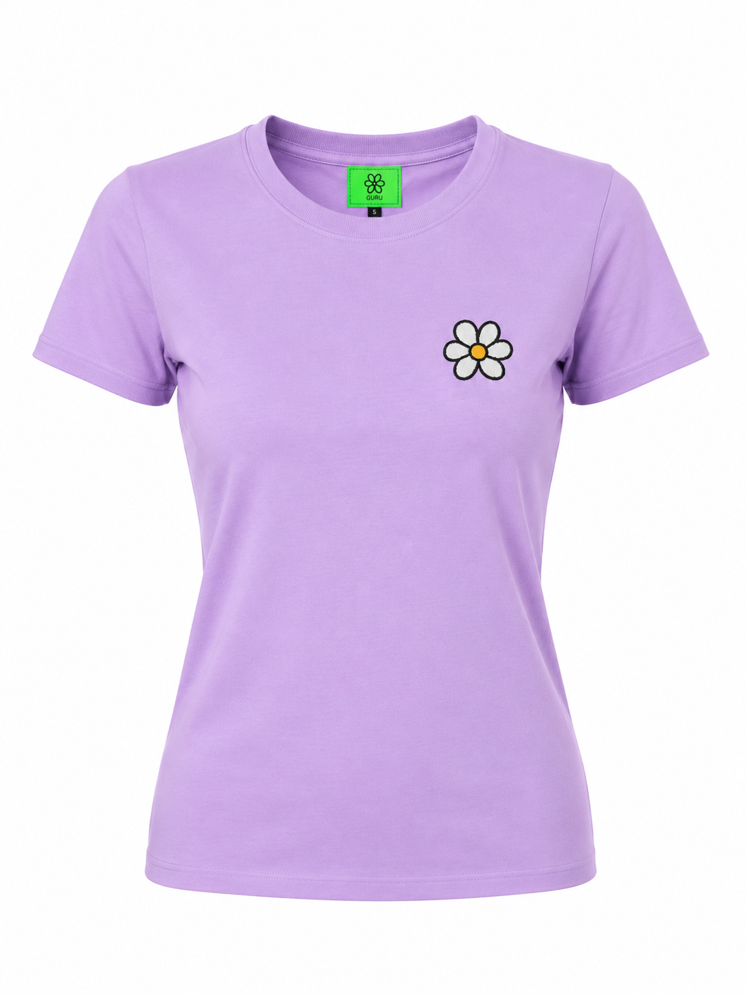 T-shirt Donna GURU Flower Ricamo 1306D