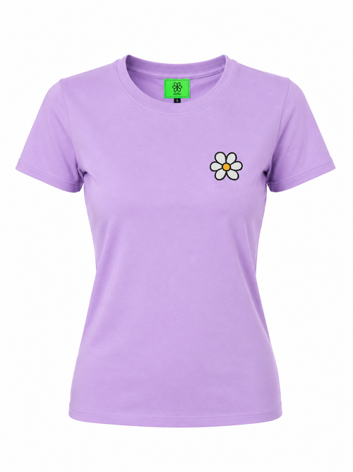 Carica immagine 1 in visualizzazione galleria. T-shirt Donna GURU Flower Ricamo 1306D