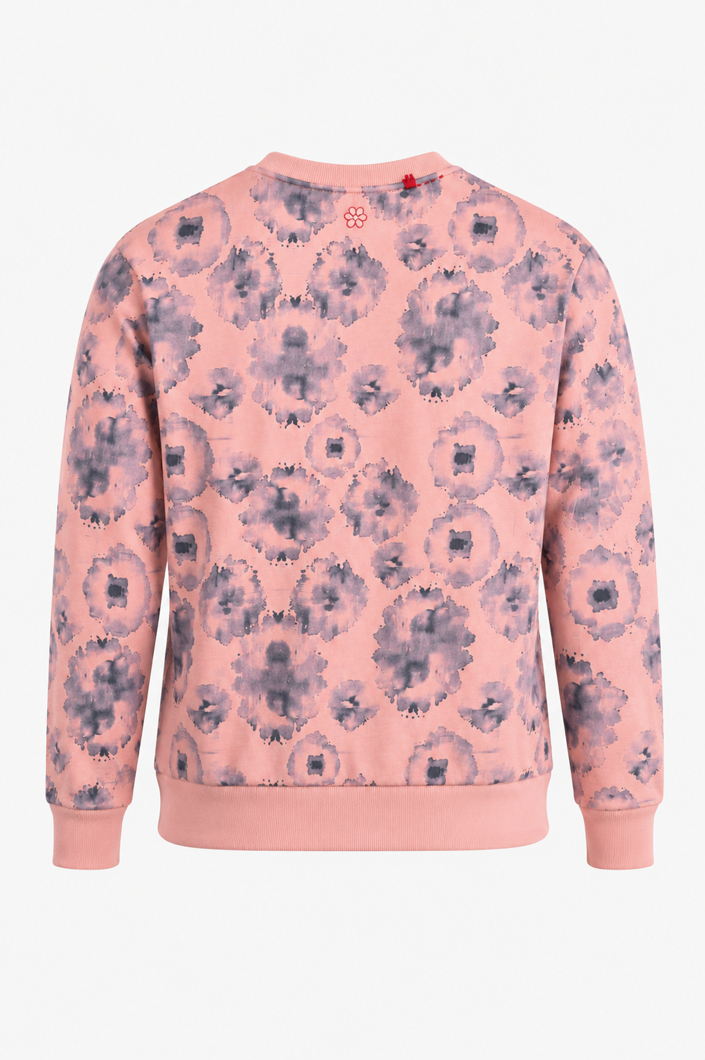 Felpa Donna Bloom con Stampa Floreale All-Over e Ricamo GURU GW201