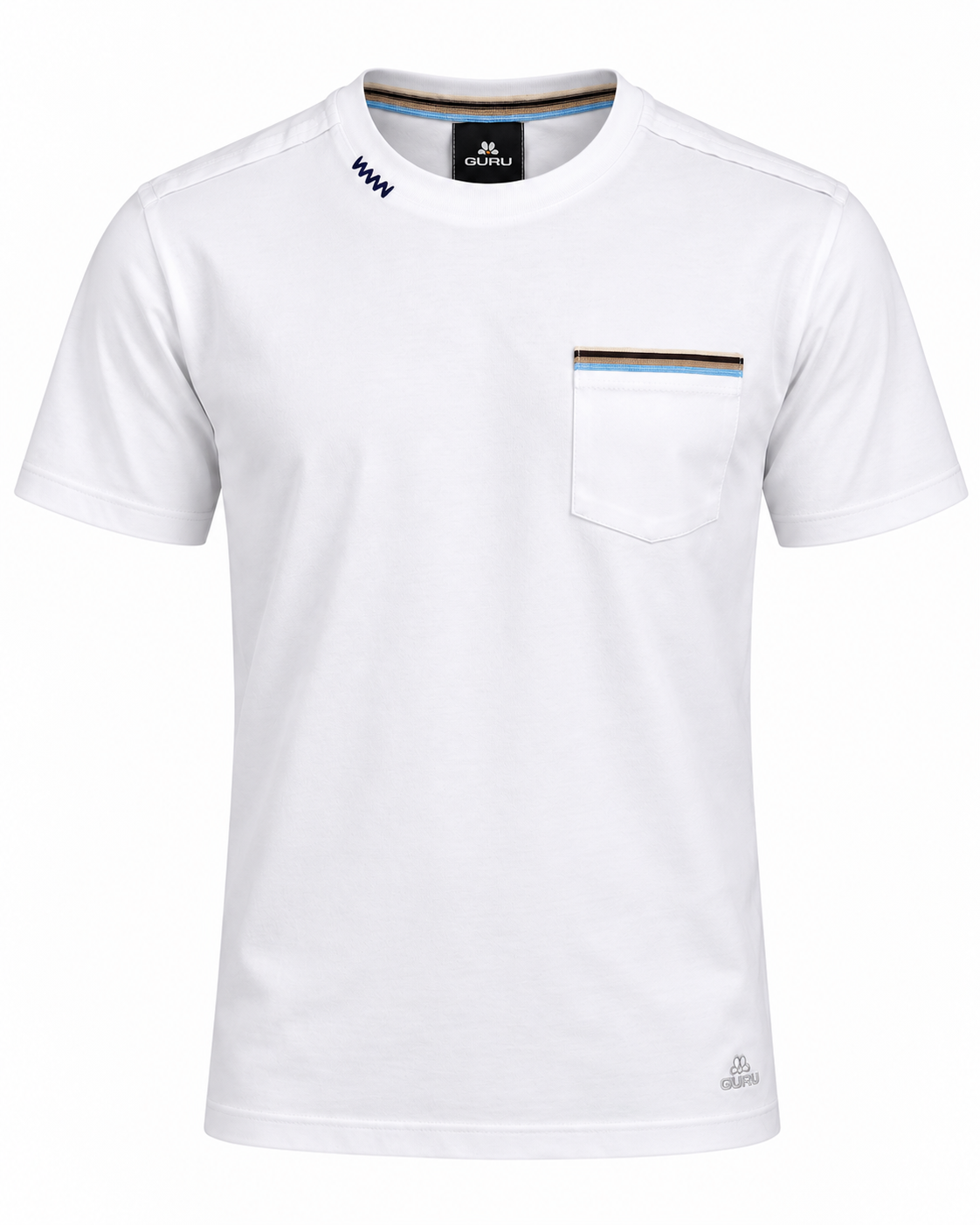 T-shirt uomo con taschino Gudos