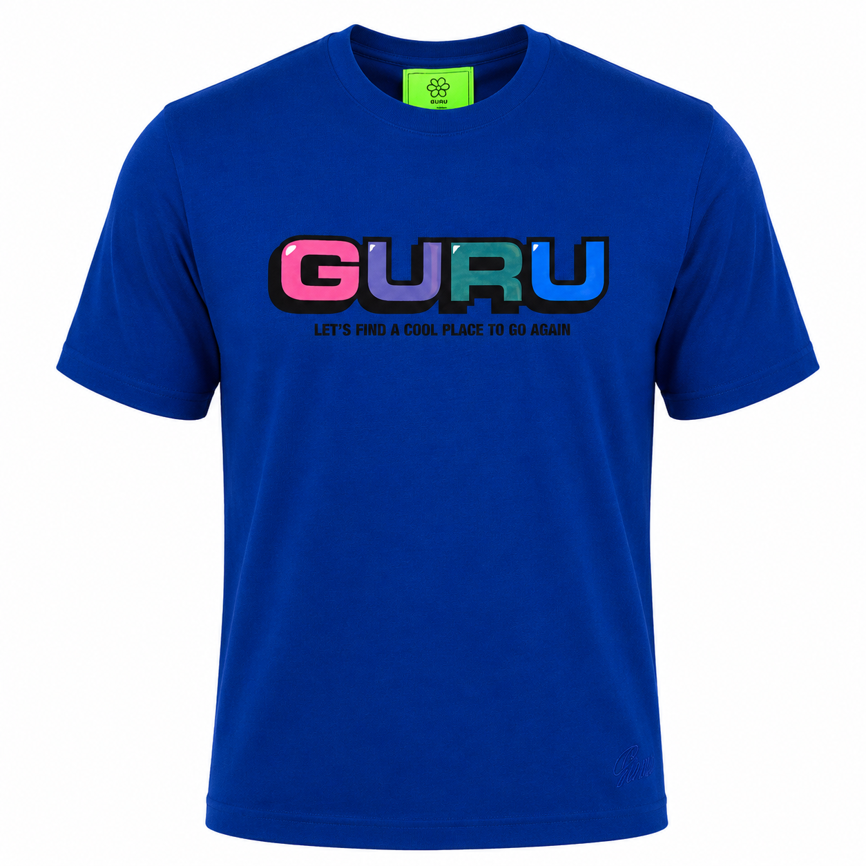 T-Shirt Uomo GURU Lettering Logo STYLE09