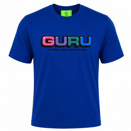 Carica immagine 1 in visualizzazione galleria. T-Shirt Uomo GURU Lettering Logo STYLE09