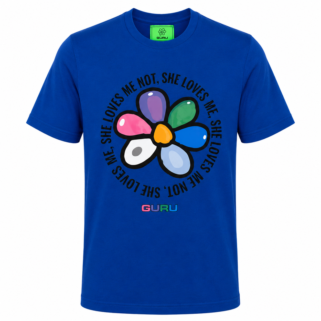 T-Shirt Uomo GURU Flower Statement Graphic STYLE11