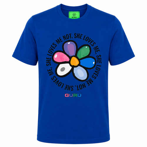 Load image 1 in gallery view. T-Shirt Uomo GURU Flower Statement Graphic STYLE11