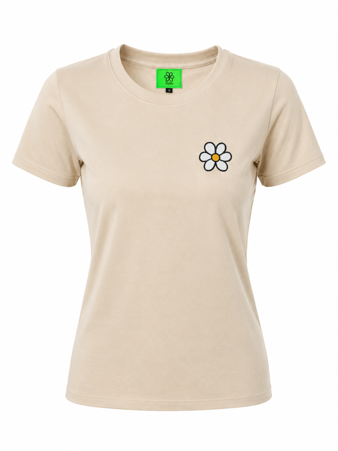 T-shirt Donna GURU Flower Ricamo 1306D
