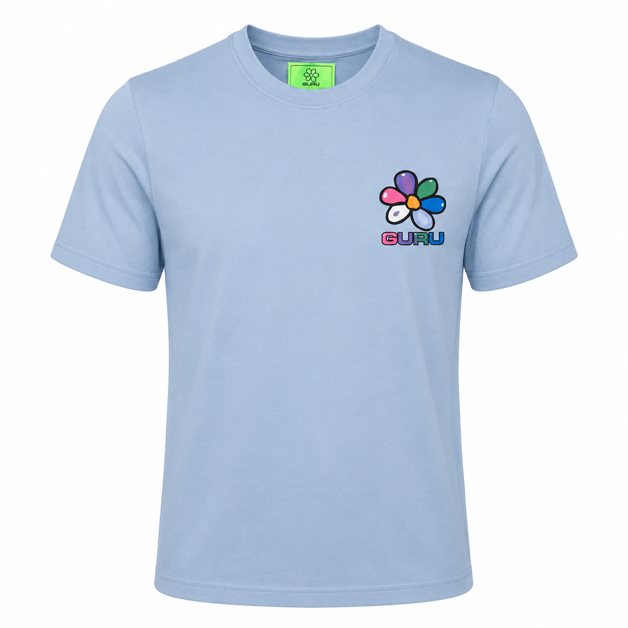 T-Shirt Uomo GURU Flower Back Graphic STYLE10