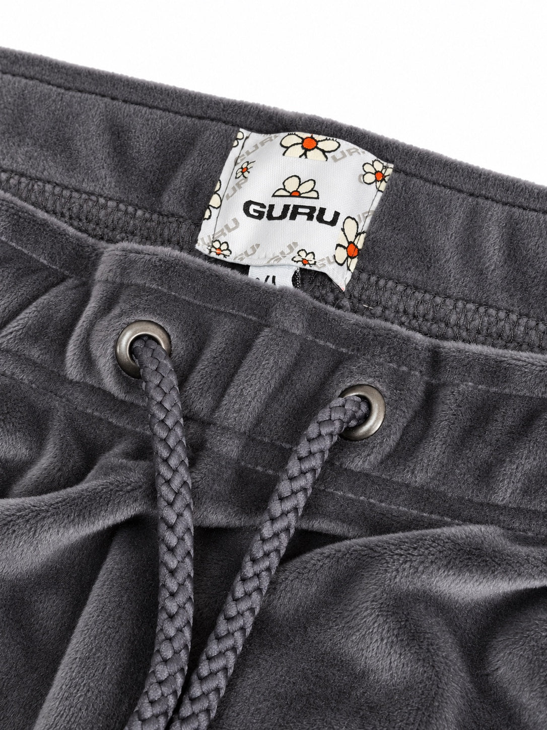 Pantalone donna GURU T62G1 05054 antracite – dettaglio vita elasticizzata e coulisse