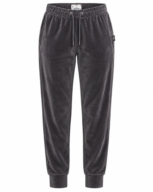 Load image 1 in gallery view. Pantalone donna GURU T62G1 05054 in velluto grigio antracite – vista frontale