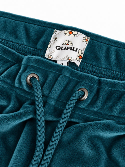 Load image 1 in gallery view. Pantalone donna GURU T62G1 05054 verde ottanio – dettaglio vita elasticizzata e coulisse