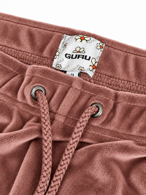 Load image 1 in gallery view. Pantalone donna GURU T62G1 05054 rosa – dettaglio vita elasticizzata e coulisse