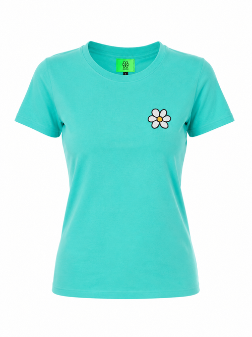 Carica immagine 1 in visualizzazione galleria. T-shirt Donna GURU Flower Ricamo 1306D
