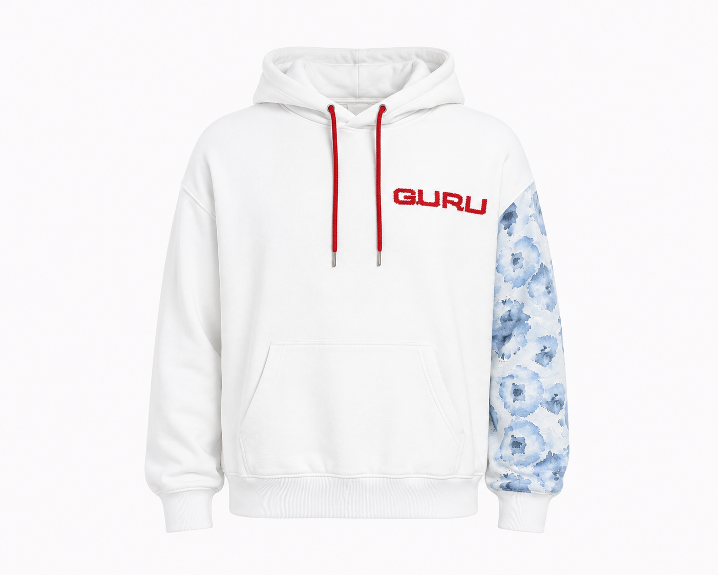 Bloom Hoodie Uomo con Maxi Ricamo GURU GM122