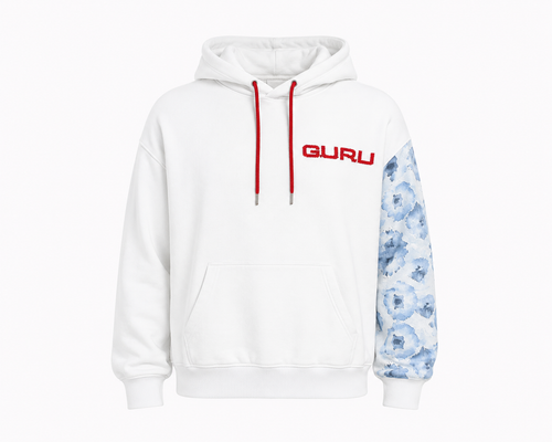 Carica immagine 1 in visualizzazione galleria. Bloom Hoodie Uomo con Maxi Ricamo GURU GM122