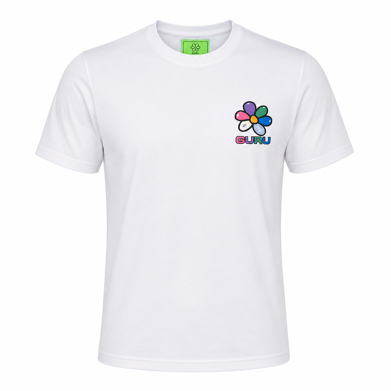 T-Shirt Uomo GURU Flower Back Graphic STYLE10
