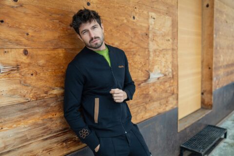 Felpa uomo lupetto con zip