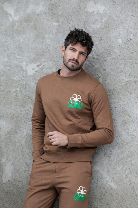 Felpa uomo girocollo