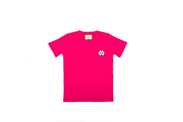 T-shirt femme avec marguerite brodée – Image 1