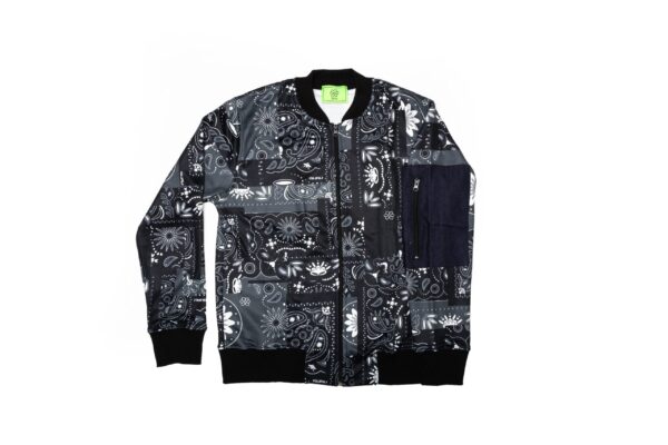 Blouson bombardier à motifs pour hommes – Image 4