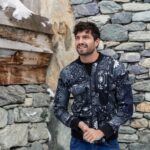 Blouson bombardier à motifs pour hommes