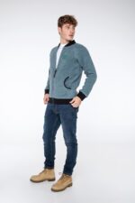Men's teddy bomber jacket - Image 2