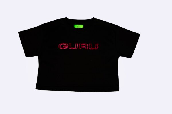 Women's cropped T-shirt with studs - Image 10