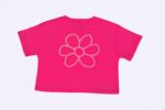Women's cropped T-shirt with studs - Image 5