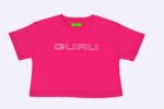 Women's cropped T-shirt with studs - Image 6