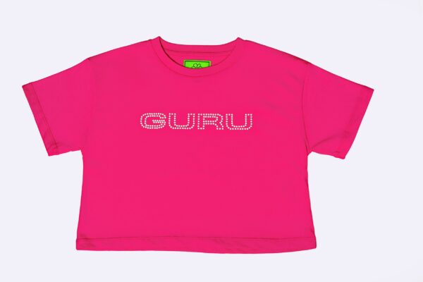 Women's cropped T-shirt with studs - Image 6