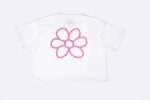 Women's cropped T-shirt with studs - Image 3