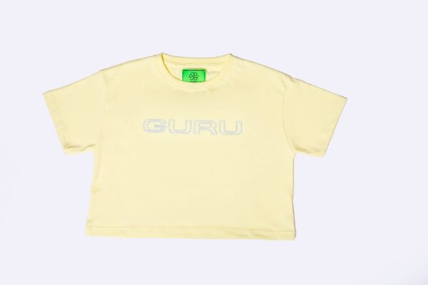 Women's cropped T-shirt with studs - Image 8