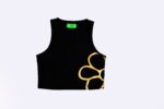 Women's cropped T-shirt with studs - Image 19
