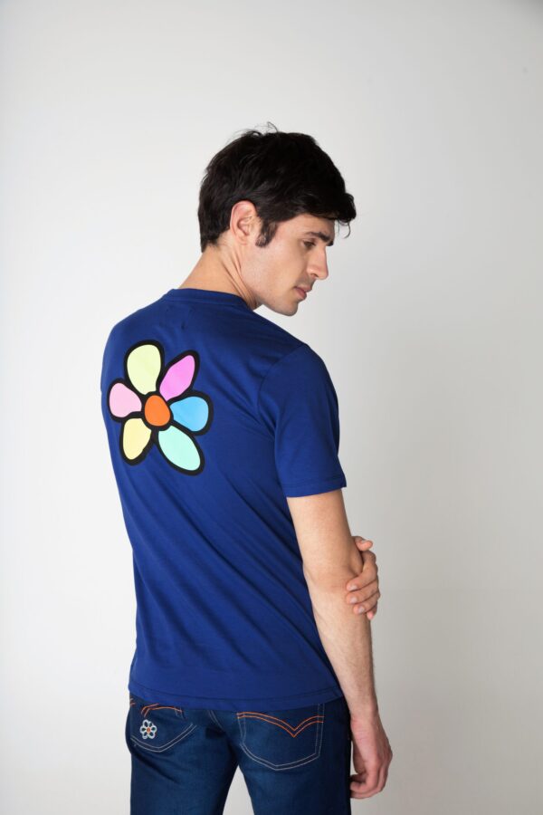 Men's multicolor daisy T-shirt - Image 14