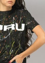 T-shirt noir pour femmes – Image 2