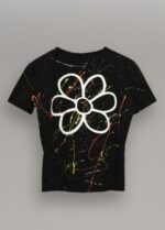 T-shirt noir pour femmes – Image 4