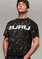 Men's black T-shirt