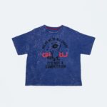 Summer Bloom T-shirt Crop Raccoon "Relax, we're all crazy..." – Image 4