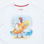 Summer Bloom T-shirt homme Seaside Rebels - Optical White – Image 2