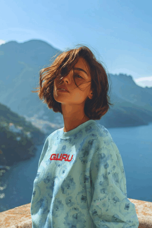 Summer Bloom Felpa Donna All-Over - immagine 1