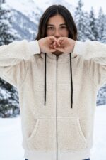 Zip intégral et sweat à capuche pour femmes – Image 2