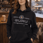 Women's hooded sweatshirt with pouch pockets